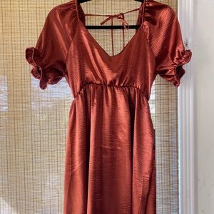 Silky red dress from Nordstrom’s